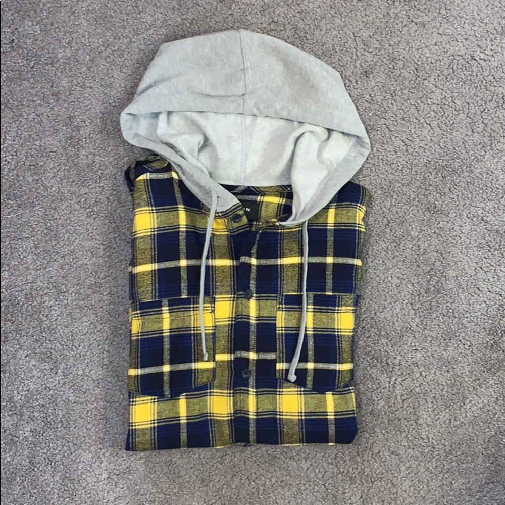 Pacsun Flannel Hoodie